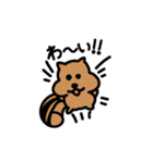 DOUBUTUEN たべすぎリス（個別スタンプ：8）