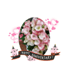 j＆Pearl【Happy flower】（個別スタンプ：7）