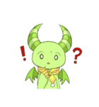 Devil'sスタンプ 癒やし系グリーンver.（個別スタンプ：12）