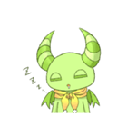 Devil'sスタンプ 癒やし系グリーンver.（個別スタンプ：20）