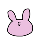 変なうさぎだなスタンプ（個別スタンプ：1）