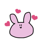 変なうさぎだなスタンプ（個別スタンプ：2）