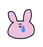 変なうさぎだなスタンプ（個別スタンプ：3）