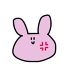 変なうさぎだなスタンプ（個別スタンプ：4）