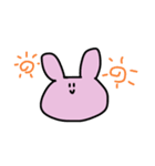 変なうさぎだなスタンプ（個別スタンプ：6）