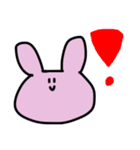 変なうさぎだなスタンプ（個別スタンプ：10）