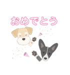 【毎日使える】かわいいミックス犬1（個別スタンプ：17）