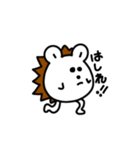 DOUBUTUEN わがままハリネズミPart1（個別スタンプ：3）