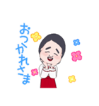 おかめさんスタンプ（個別スタンプ：4）