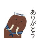 アルファベットどうぶつのなかまたちvol.2（個別スタンプ：3）