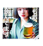 【酒】ビール飲もう☆飲みお誘い（個別スタンプ：2）