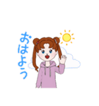 日常で使えるかわいい女の子スタンプ❤️（個別スタンプ：5）