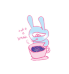一つ目動物とワカメさんのイラスト（個別スタンプ：9）