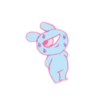 一つ目動物とワカメさんのイラスト（個別スタンプ：13）