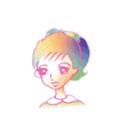 一つ目動物とワカメさんのイラスト（個別スタンプ：29）