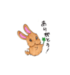 もっちりうさぎもちもち！（個別スタンプ：22）