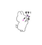 うさちゃスタンプ！^^（個別スタンプ：9）