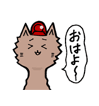 パト猫スタンプ 手描き版（個別スタンプ：3）