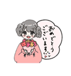 日常使いに便利なかわいい女の子のスタンプ（個別スタンプ：25）