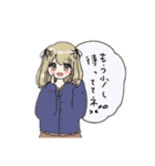 日常使いに便利なかわいい女の子のスタンプ（個別スタンプ：32）