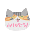 ねこのお顔で日常（個別スタンプ：6）