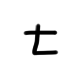 いつ使ったらいいか分からない漢字（個別スタンプ：7）