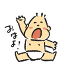 ほっぺ赤ちゃんのスタンプ（個別スタンプ：3）