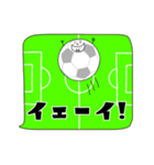 ふきだし連絡。敬語と日常会話 サッカー編（個別スタンプ：34）