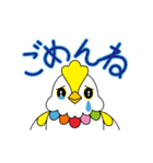 Colorful＆Cute Birds 動くスタンプ（個別スタンプ：12）