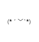 文字無し絵文字スタンプ。（個別スタンプ：28）
