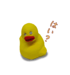 粘土×アヒル（個別スタンプ：11）