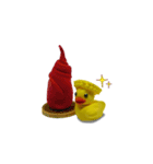 粘土×アヒル（個別スタンプ：16）