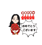振り袖さん（個別スタンプ：29）