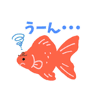 金魚のミックススタンプ（個別スタンプ：20）