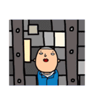 ごまニンニクの落書き。（個別スタンプ：16）