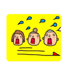 ごまニンニクの落書き。（個別スタンプ：24）