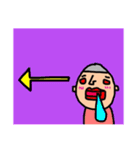 ごまニンニクの落書き。（個別スタンプ：34）