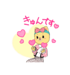 可愛いネコのアバタちゃん（個別スタンプ：3）