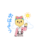 可愛いネコのアバタちゃん（個別スタンプ：9）
