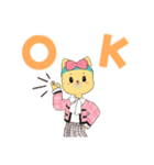 可愛いネコのアバタちゃん（個別スタンプ：10）