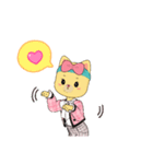 可愛いネコのアバタちゃん（個別スタンプ：16）