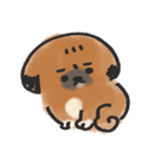 うちのこ。〜ペキニーズのちょび〜（個別スタンプ：14）
