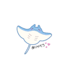 ゆる～い海の生き物たち（個別スタンプ：6）