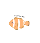 ゆる～い海の生き物たち（個別スタンプ：9）