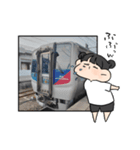 女子と鉄道（個別スタンプ：1）