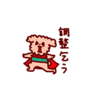 トイプードルのキャン太郎（個別スタンプ：1）