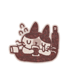 悲しい飲酒泣き猫（個別スタンプ：18）