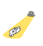 UFO usagi（個別スタンプ：2）
