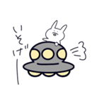 UFO usagi（個別スタンプ：21）