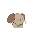 ゆるめのいぬ（個別スタンプ：4）